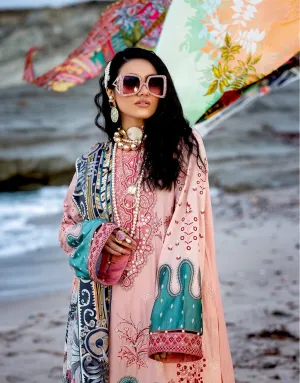 Sifa Lawn by Zunaira Raza – SL-01 B (Gold Crest)