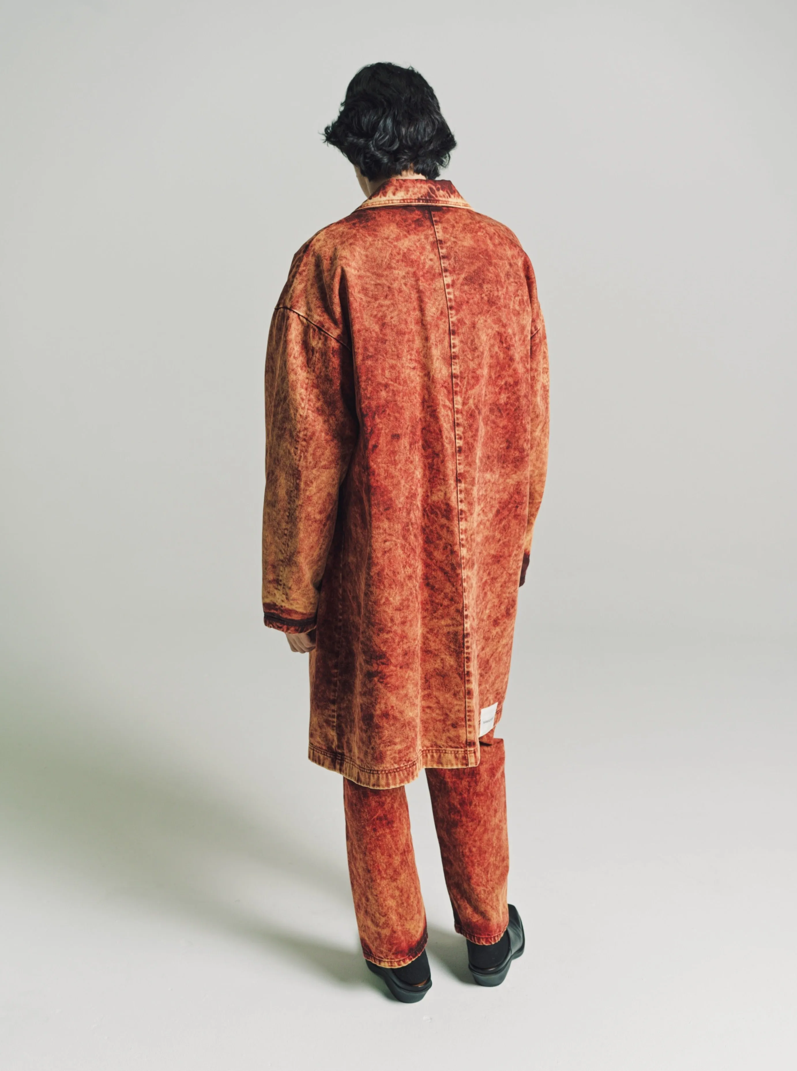 Sky Magic Umber & Frosted Orange Dagworth Denim Coat