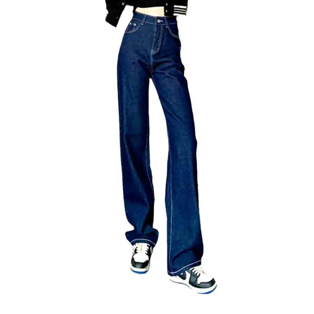 Straight-cut women's jeans