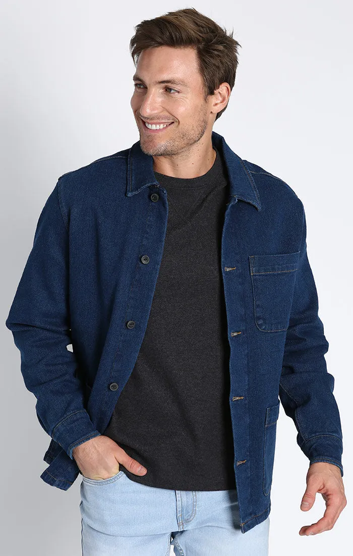 Stretch Denim Wooster Chore Coat