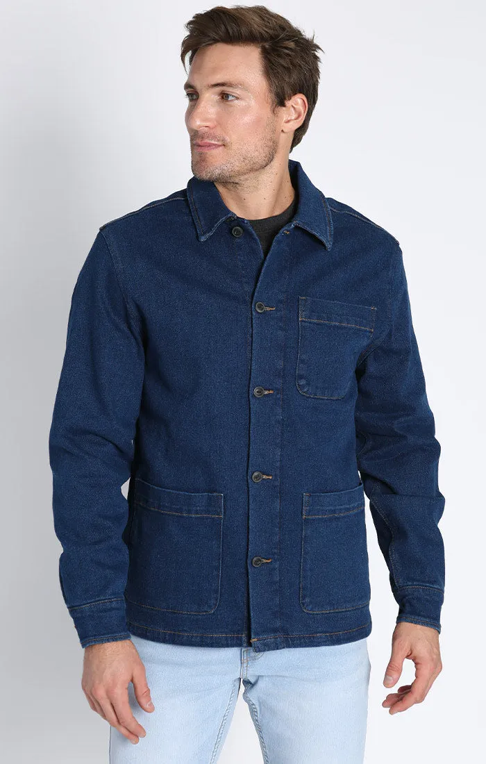 Stretch Denim Wooster Chore Coat