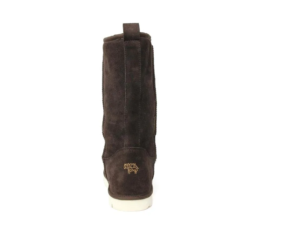 SUPERLAMB ARGALI RAM MENS SHEEPSKIN 11" BOOT CHOCOLATE