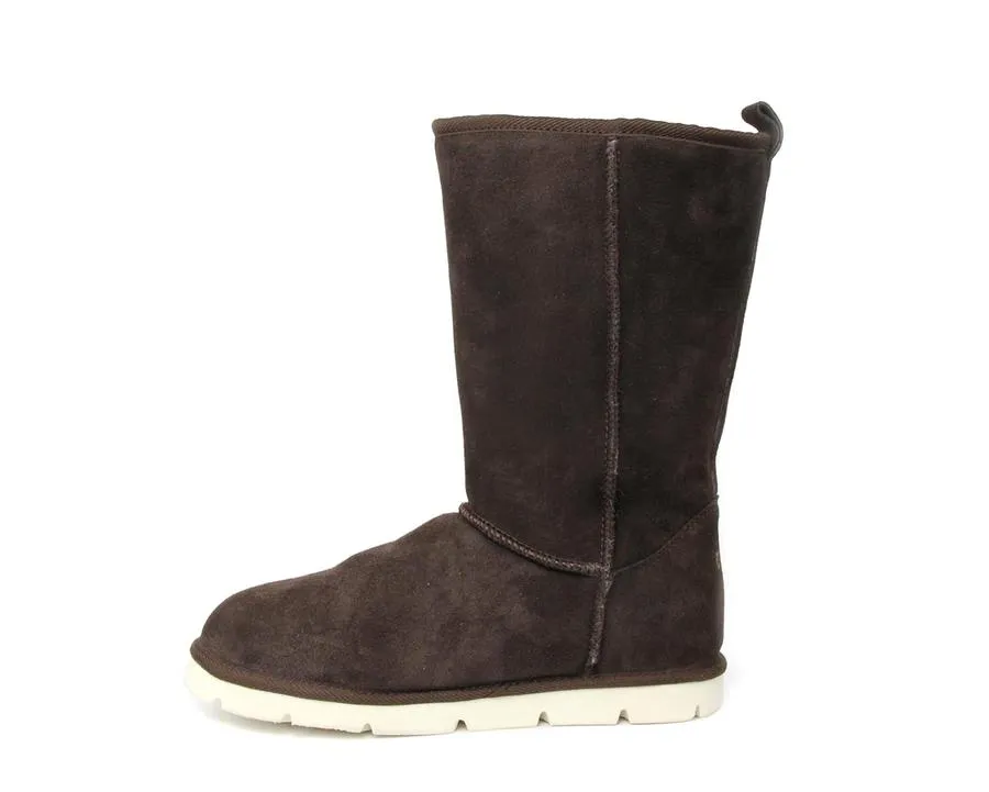 SUPERLAMB ARGALI RAM MENS SHEEPSKIN 11" BOOT CHOCOLATE