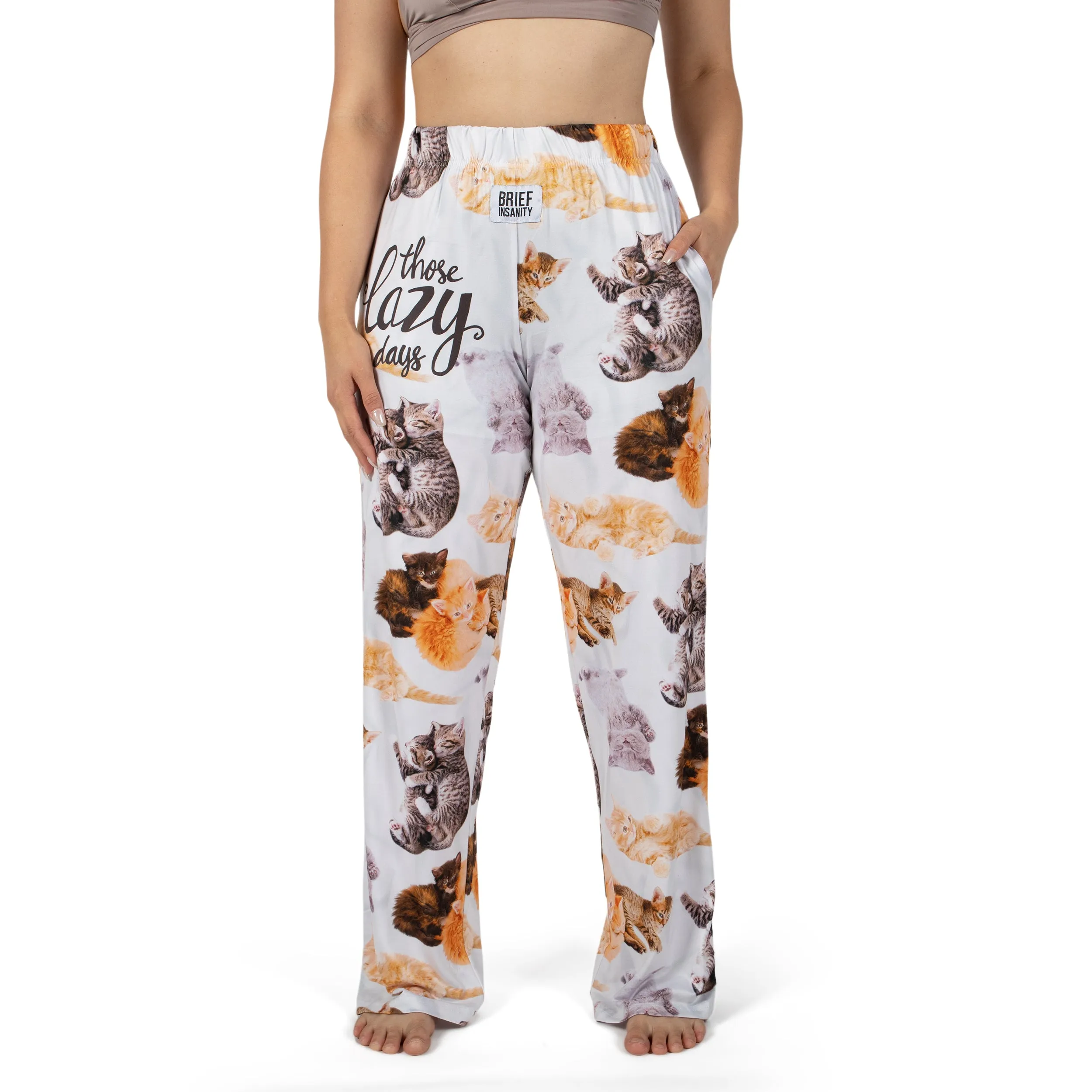 Those Lazy Days Cat Themed Lounge Pants