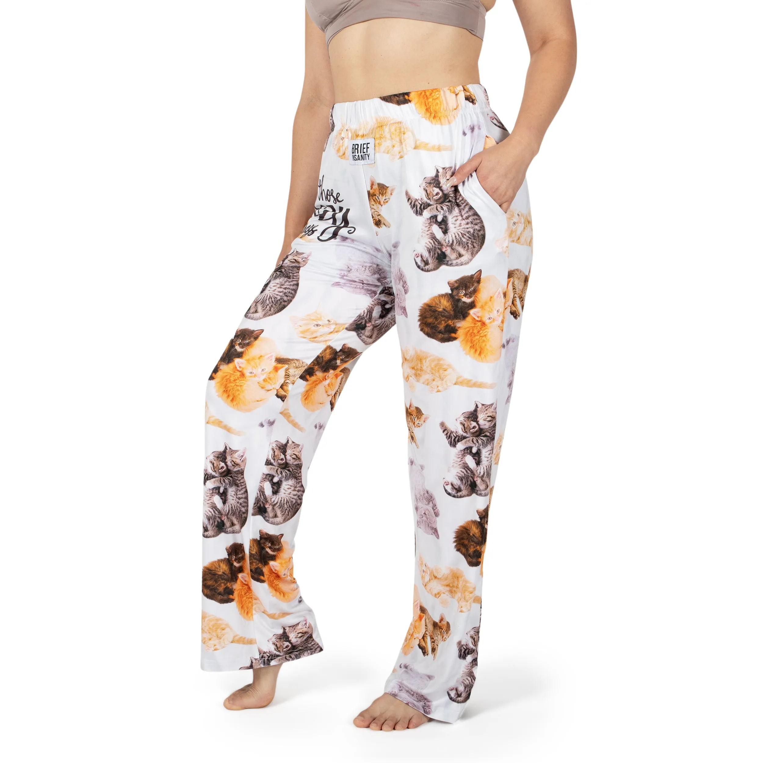 Those Lazy Days Cat Themed Lounge Pants