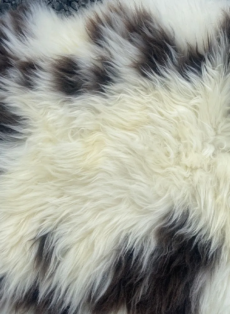 Tweedle Dum Spotty Jacob Breed Sheepskin Rug