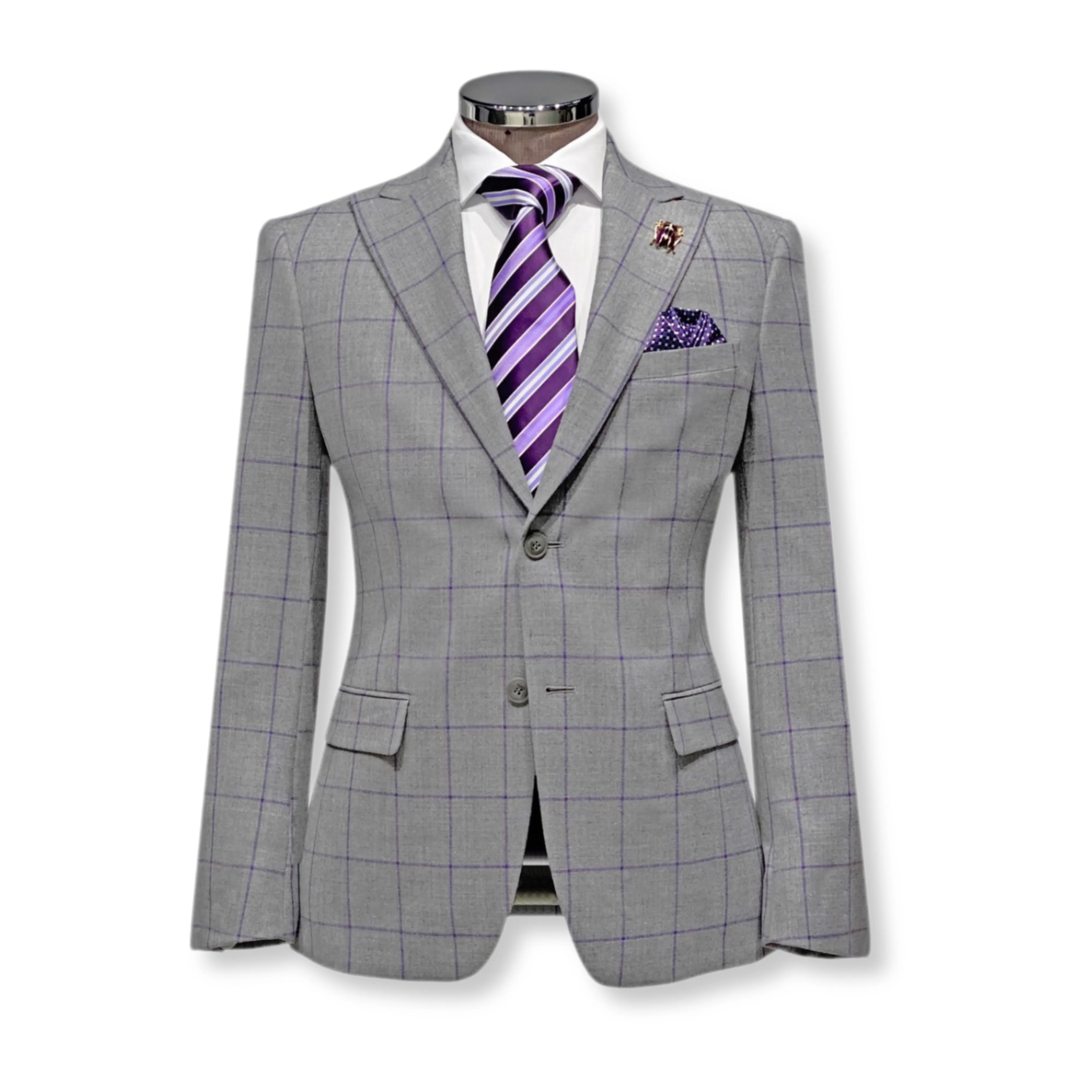 Vada Windowpane Suit