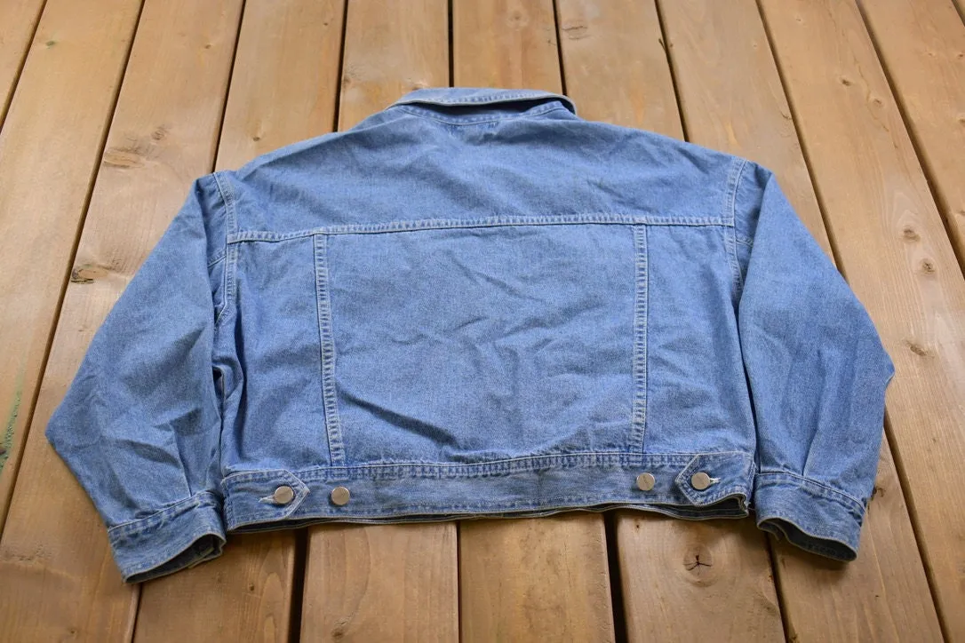 Vintage 1990s Karen Kane Denim Jean Jacket