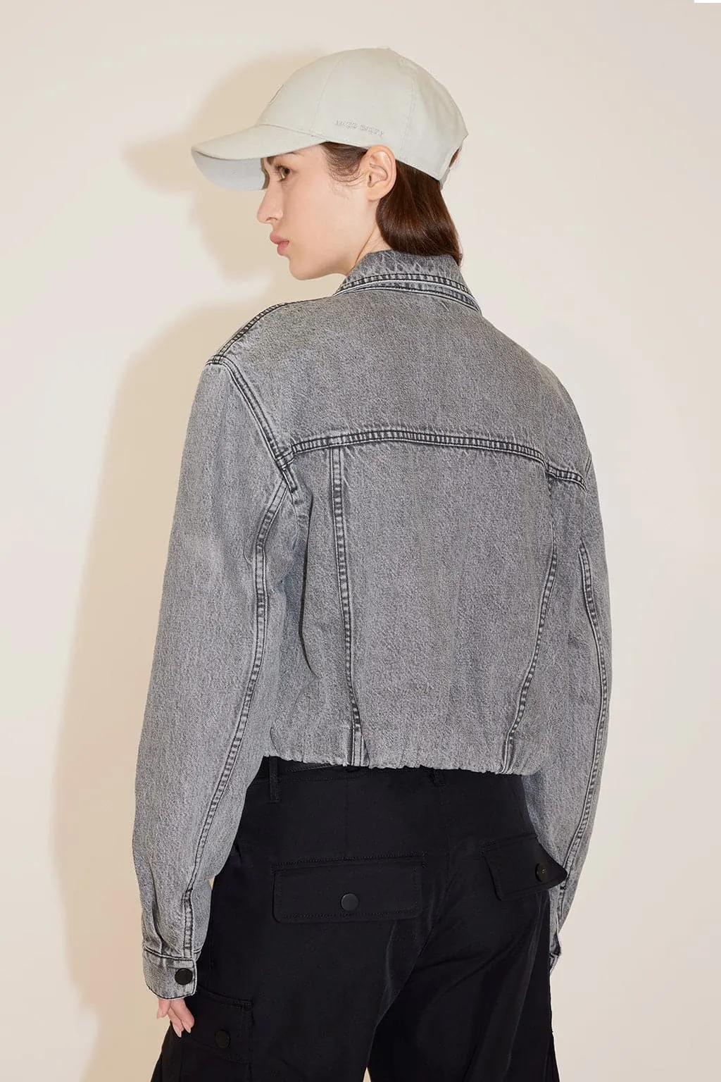 Vintage Cargo Denim Jacket