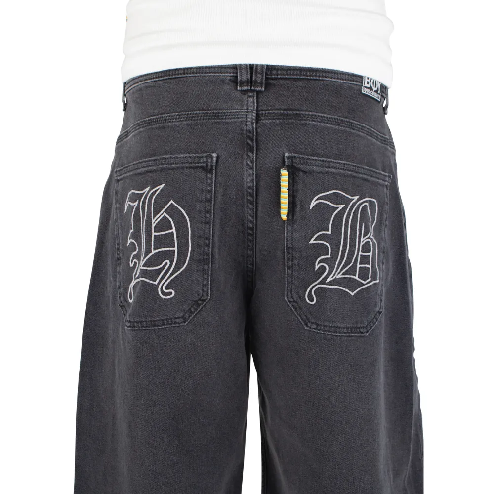 X-Tra Monster Gothic Pants Denim Washed Grey